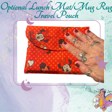 Lunch Mat/Mug Rug Travel Pouch