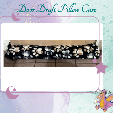 Door Draft Pillow Case